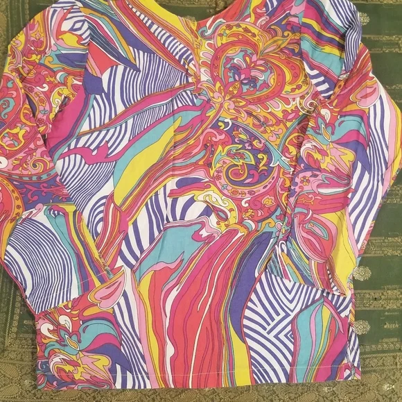 Boho shirt and skirt set size 6 (like new)